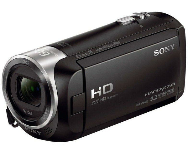 Sony HDRCX405 HD Handycam Camcorder with Free Carrying Case (Black)