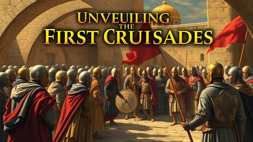 "Unveiling the First Crusade: Clash, Courage, and the Conquest of Jerusalem"