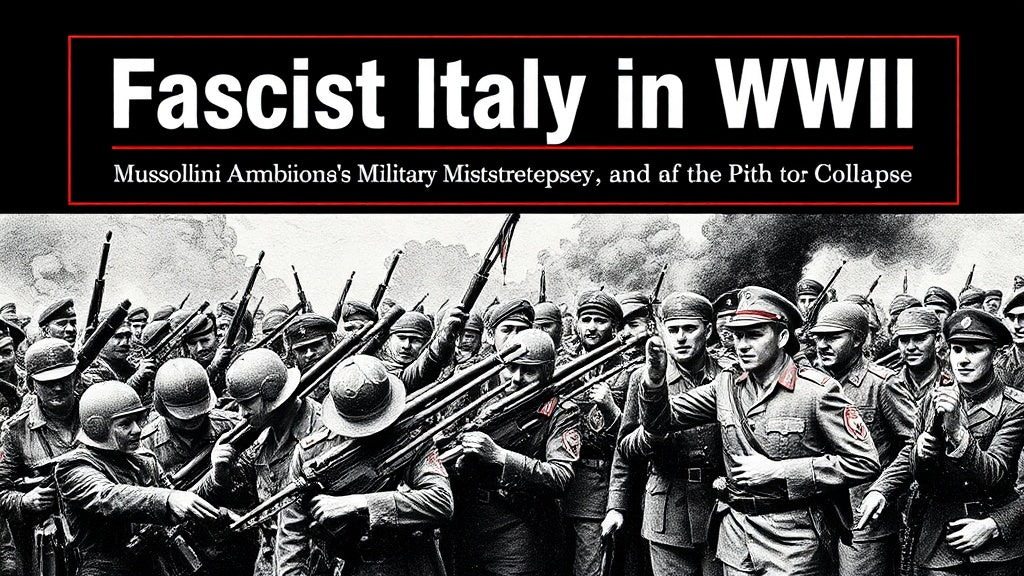 "Fascist Italy in WWII: Mussolini's Ambitions, Military Missteps, and the Path to Collapse"