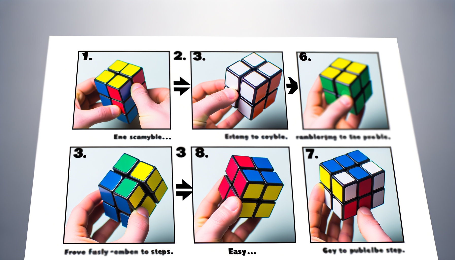 Master the Rubik's Cube: Easy Algorithm to Solve in 7 Steps