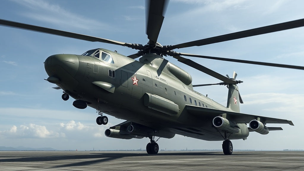 Unveiling the Soviet Union’s V-12: The Colossal Helicopter That Broke Records and Defied Expectations