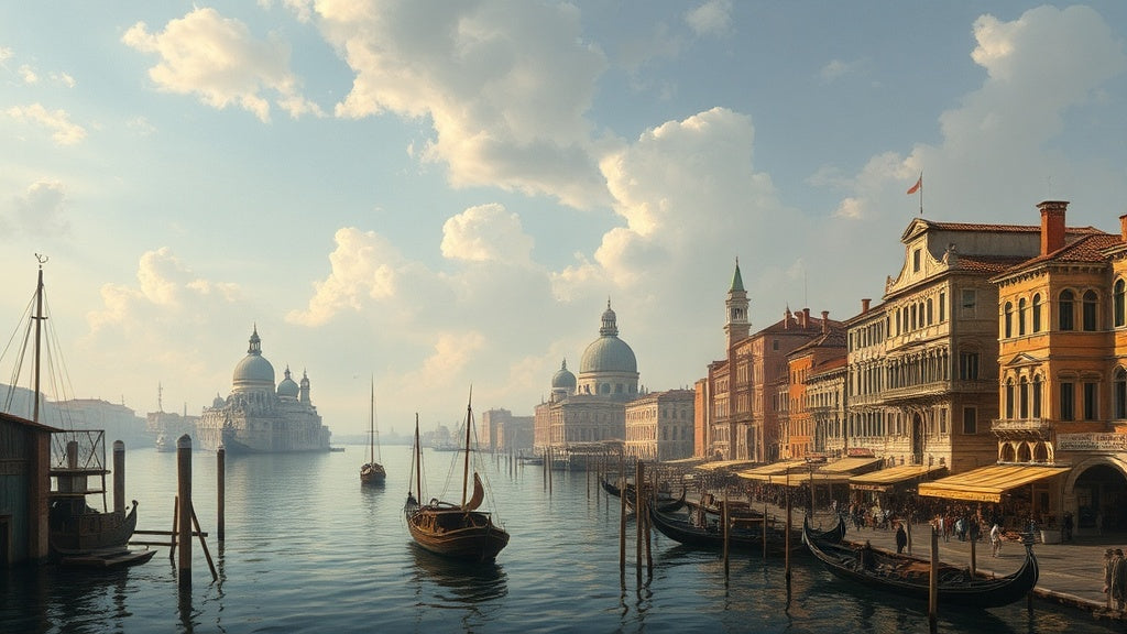 Venice's Transformation: Marshes to Maritime Powerhouse - A Journey of Trade, War, and Cultural Flourish