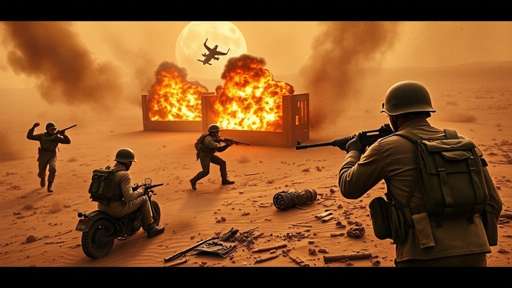 "1942 North Africa: The Intense Clash for Control Between Axis and Allies"