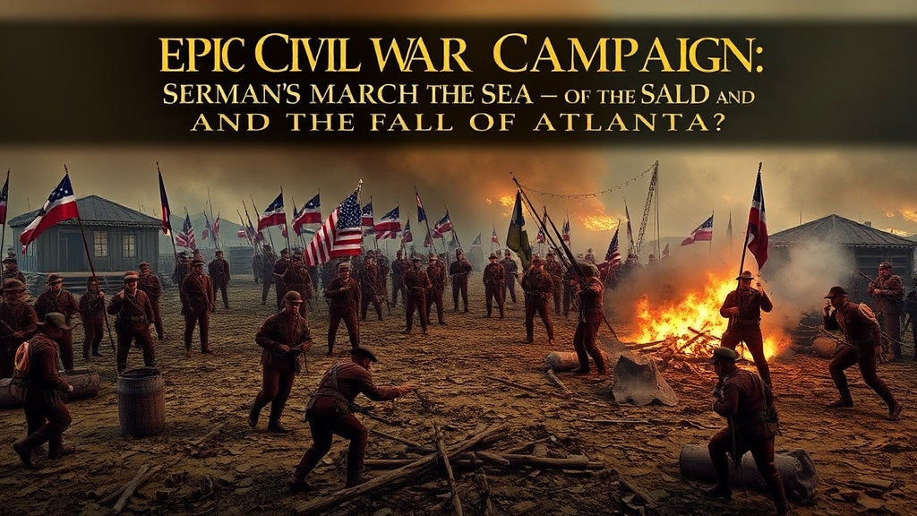 "Epic Civil War Campaign: Sherman's March to the Sea and the Fall of Atlanta"