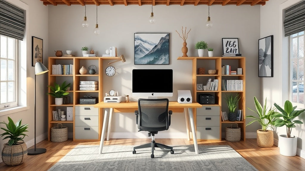 "Transform Your Home Office: Boost Productivity with Ergonomics, Lighting, and Personal Touches"