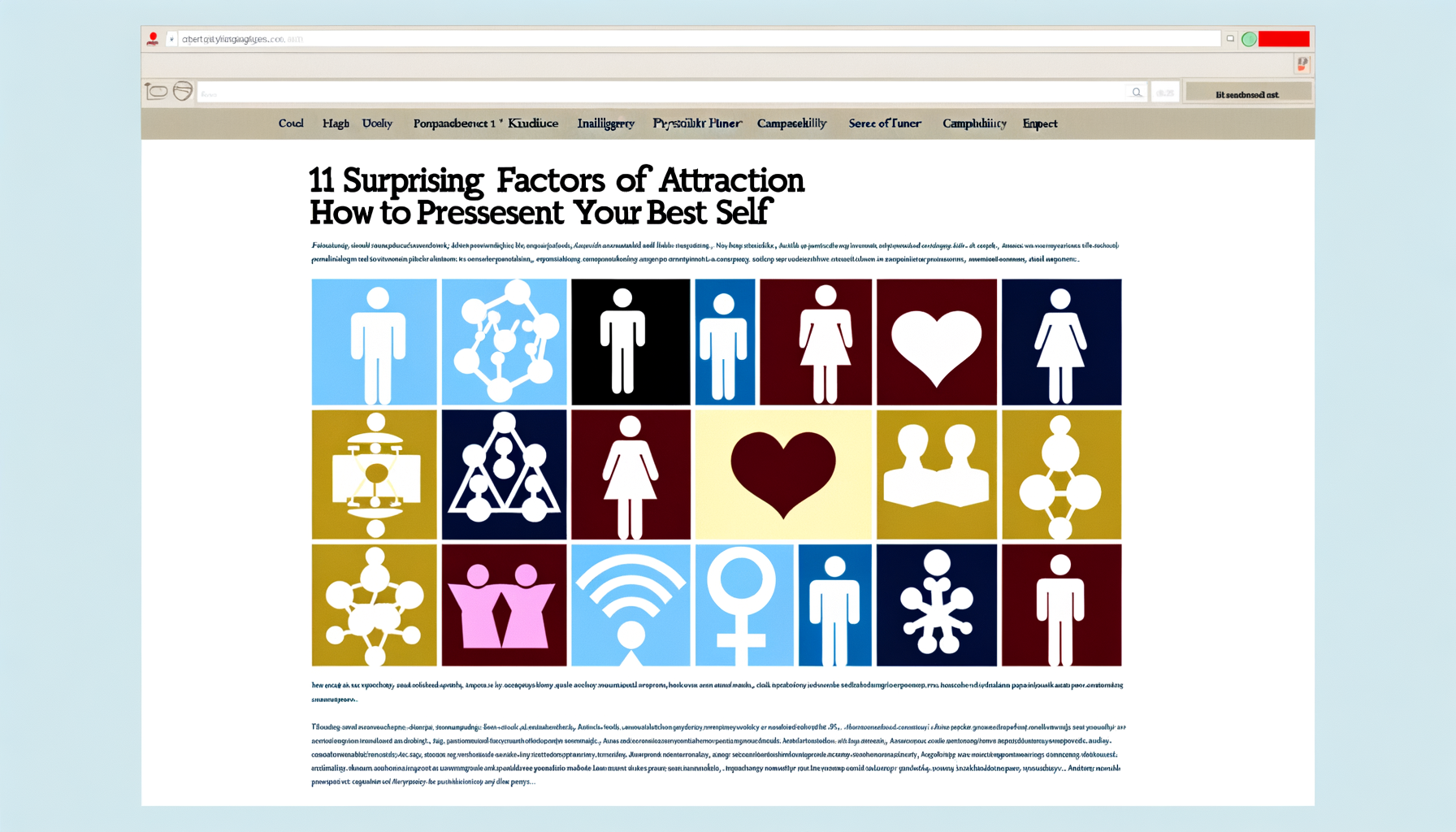 11 Surprising Factors of Attraction: How to Present Your Best Self