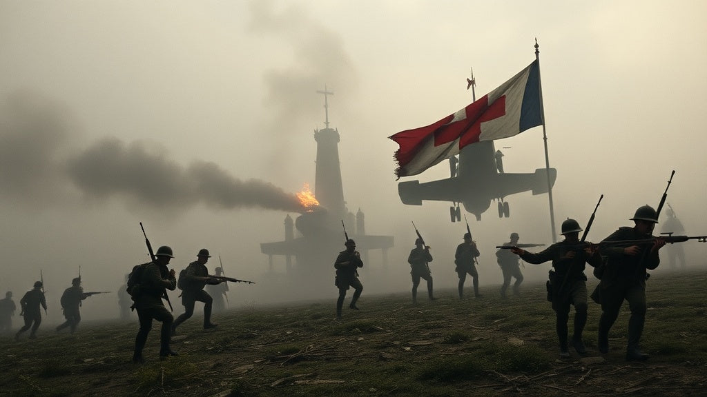 "Valor and Horror: The Epic Battle of Verdun's Strategic and Symbolic Struggle"