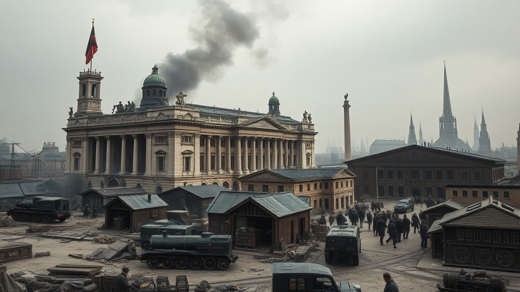 "Germany's Economic Transformation: From WWI Devastation to WWII Domination"