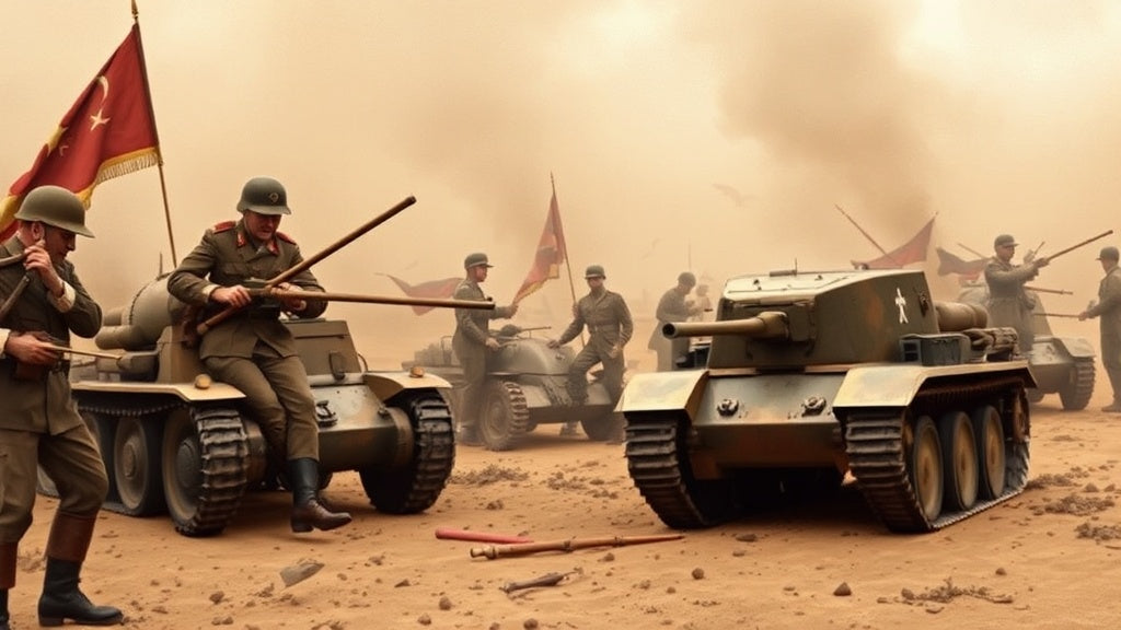 "Erwin Rommel and the Fierce Battles of the North African Campaign"