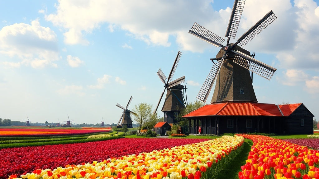 "Discover the Top Dutch Destinations: From Historic Windmills to Vibrant Tulip Fields"