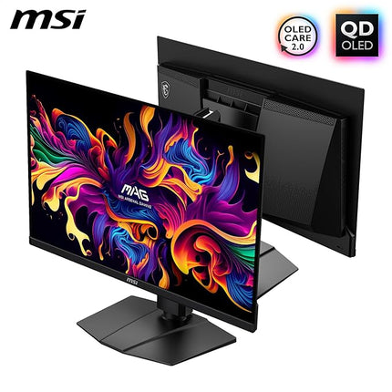 MSI MAG 321UP QD-OLED 31.5 Inch 4K UHD Gaming Monitor - 3840 x 2160 Quantum Dot OLED Panel, 165Hz / 0.03ms, 99% DCI-P3, ΔE≤2, DisplayHDR True Black 400 - DP 1.4a, HDMI 2.1(UHD@165Hz), USB Type-C - Unboxify
