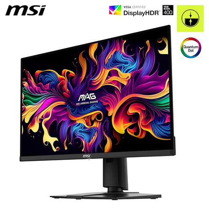 MSI MAG 321UP QD-OLED 31.5 Inch 4K UHD Gaming Monitor - 3840 x 2160 Quantum Dot OLED Panel, 165Hz / 0.03ms, 99% DCI-P3, ΔE≤2, DisplayHDR True Black 400 - DP 1.4a, HDMI 2.1(UHD@165Hz), USB Type-C - Unboxify