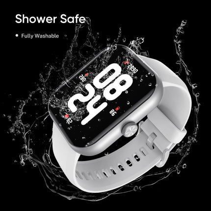 DIZO WATCH D PRO WITH CALLING,D1 CHIPSET,OS,1.85 INCH DISPLAY (Grey Strap, Regular)