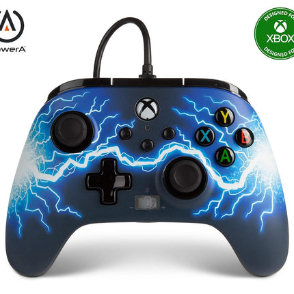 PowerA Enhanced Wired Gaming Controller for Xbox Series X/S, Xbox One, PC, Windows 10/11, Arc Lightning
