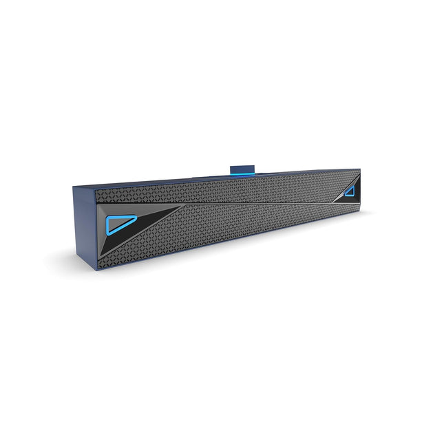 amazon basics X20R 20W Bluetooth Soundbar with 2000mAh Battery | 2X Bass | Up to 9hrs of Playback | Bluetooth 5.3, Aux in, USB, Micro TF Card Connectivity (Blue)