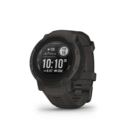 Garmin Instinct 2, Graphite Smartwatch, Built-in Sports Apps and Health Monitoring, Ultratough Design Features, Graphite