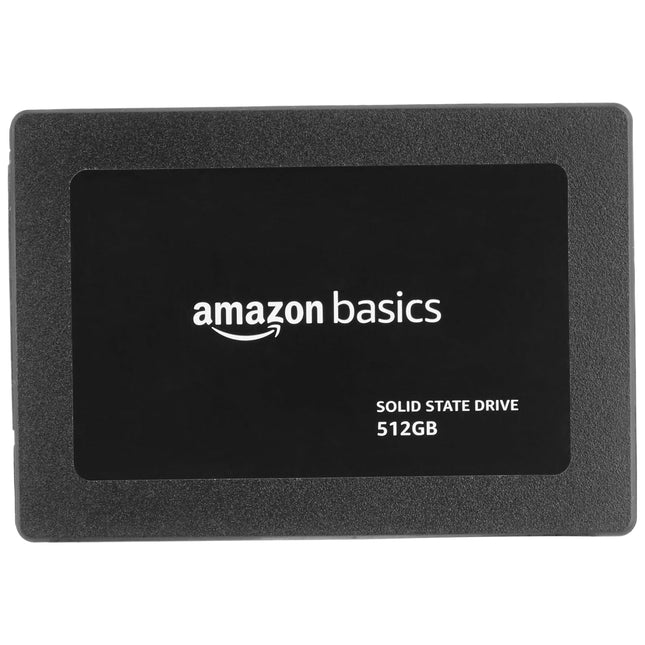 amazon basics 512 GB 2.5-inch SATA III Internal SSD | High Transfer Speeds | 3D NAND Flash Technology | Made in India | 5-Years Warranty (Solid State Drive)