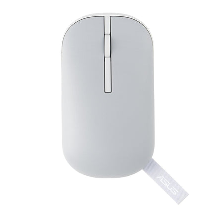 ASUS Marshmallow MD100 Wireless Bluetooth Mouse with Dual Mode (Bluetooth 5.0 & 2.4GHz), Silent Clicks, Adjustable 800/1000/1600 DPI, Multi-Device, Ergonomic Design, Grey, 1-Year Warranty