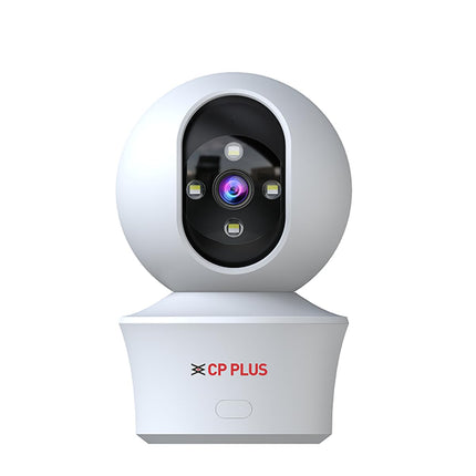 CP PLUS 3MP Smart Wi-Fi CCTV Camera for Home with 360° Pan & Tilt | View & Talk | Smart Detection Suite | Night Vision 30 Mtr | Cloud Recording | CTC Cyber Secure Tech | EZ-P34Q - Unboxify