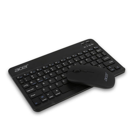 Acer Nano Pad Rechargeable Bluetooth Keyboard & Mouse Combo, 3 DPI Upto 1200 DPI, 78 Keys Anti Slip Back, Ultra Thin Design for Tablet, Laptop, Mobile, 10m Working Distance, Scissor Footed