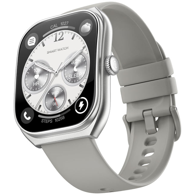 Noise Icon Arc 2.01" Immersive Curved Display Smartwatch, 10-Day Battery, 1ATM Water Resistant, Functional Crown, 100+ Sports Modes, Health Suite™, Voice Assistant, Built-in Games