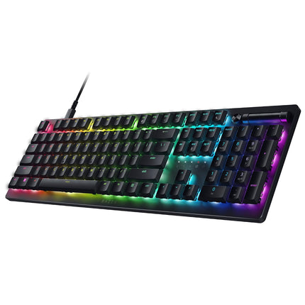Razer Deathstalker V2 Gaming Keyboard: Low-Profile Optical Switches-Linear Red-Ultra-Durable Coated Keycaps-Durable Aluminum Top Plate-Multi-Function Roller And Media Button-Chroma Rgb,USB-C