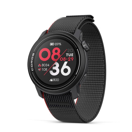 COROS PACE 3 Sport Watch GPS, Lightweight and Comfort, 15 Days Battery Life, Dual-Frequency GPS, Heart Rate, Navigation, Sleep Track, Training Plan, Run, Bike, and Ski (Ink Nylon), Black - Unboxify