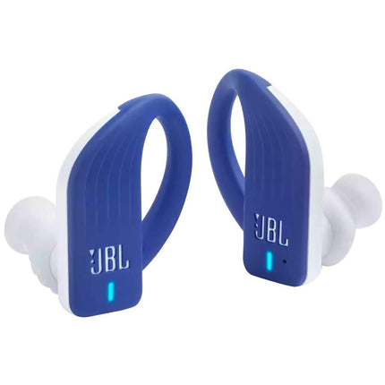 JBL Endurance Peak True Wireless in Ear Headphones with 28 Hours Playtime, Touch Controls, Stereo Calls & IPX7 Waterproof Design (Blue)