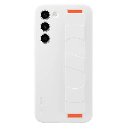 Samsung Galaxy S23+ Silicone Grip Cover - White