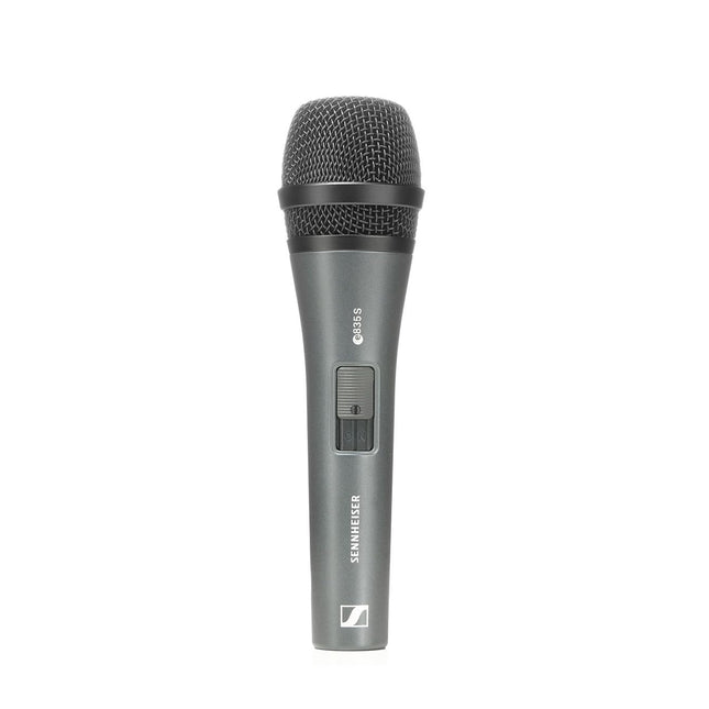Sennheiser E835‑S Dynamic Cardioid Vocal Stage Microphone | On/Off Switch | Excellent Feedback Rejection | Rugged Metal Construction | Ideal for Live Performances, Presentations & Studio Recording
