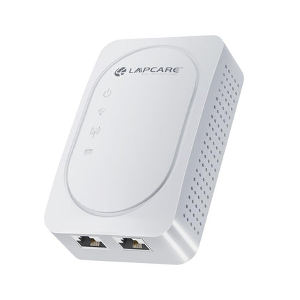 LAPCARE 300Mbps Wi-Fi Range Extender with Dual LAN Ports | High-Speed 2.4GHz Signal Booster for Home & Office | WPS Setup, Wide Compatibility, Reliable Coverage (LRE-602)