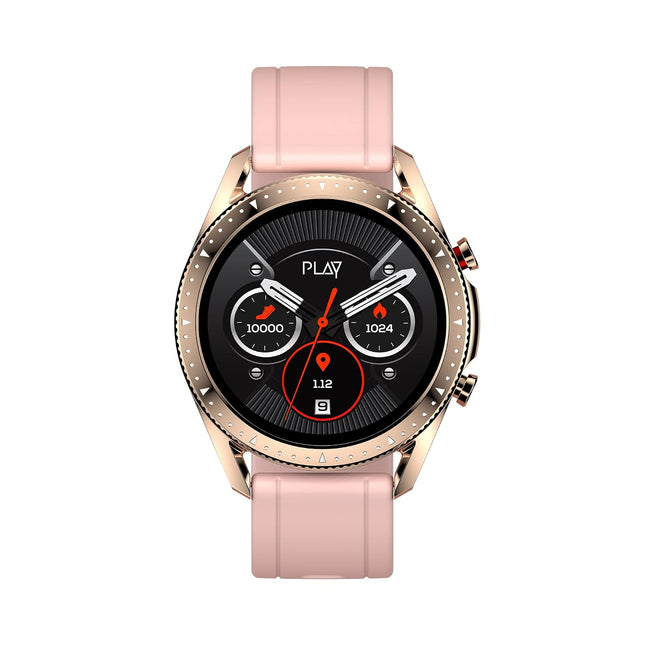 PLAYFIT DIAL 2 ; 1.3” Full Touch IPS Display; Bluetooth Calling; Multiple Exercise Modes; 24-Hour Heart Rate Monitor; IP67 Water Protection
