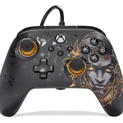 PowerA Advantage Wired Gaming Controller for Xbox Series X/S, Xbox One, PC, Windows 10/11, Fortnite Midas, USB-C, Officially Licensed (Bonus Virtual Item Included)