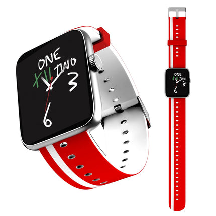 Vibez by Lifelong Muse Smartwatch VBSW2250 with Bluetooth Calling (Silver Dial, Multicolor Strap)