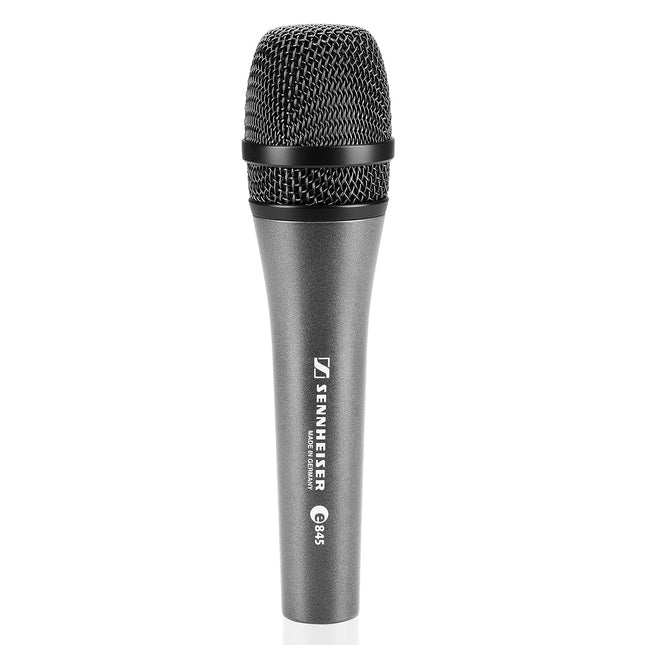 Sennheiser e 845 Supercardioid Dynamic Vocal Microphone | Extended High-Frequency Response | Enhanced Feedback Rejection | Ideal for Live Vocals, Speech, Stage & Outdoor Performances