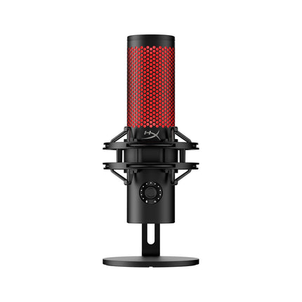 HyperX QuadCast 2-USB Microphone for Gaming,Streaming and Podcasting,On-Board Controls, LED Lighting, Quick Release Shock Mount and Built-in Arm/Stand Mount,PC,Mac,PS5,PS4,USB-C-Black