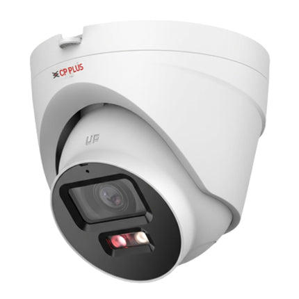 CP Plus 4MP Dual Light Dome Indoor IP Camera | Full HD 2688×1520 | Dual Light Night Vision (IR + Warm Light 30m) | Built-in Mic & Speaker | PoE, IP67 Weatherproof [CP-UNC-DA41L3B-D-LQ]