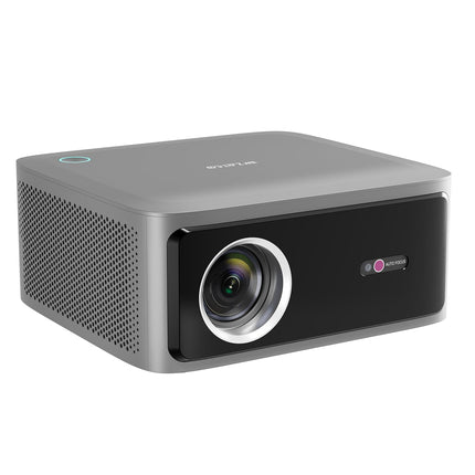 WZATCO Legend Optimus, Netflix Certified, Smart Home Projector 4k Ultra HD, Native 1080P Fully Automatic, 2000 ANSI, HDMI ARC, WiFi 6 & BT, Screen Mirroring, Portable Room Cinema, Black