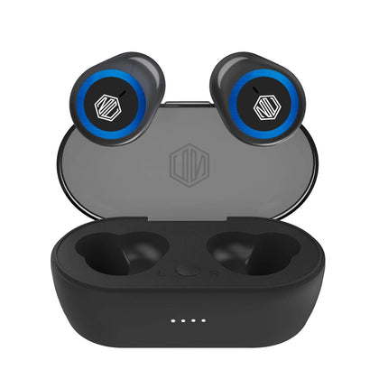 Nu Republic Starbuds 4 True Wireless in Ear Earbuds (TWS) BT V5.0, Upto 20Hrs Play Time, Compact Charging Case, Sweat & Water Resistant, Voice Assistant/Siri with in-Built Mic -Blue - Unboxify