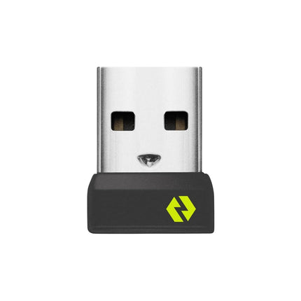Logitech Bolt USB Receiver, 2.4 GHz Wireless Technology, USB Plug Compatible with All Logitech Unifying Devices Like Wireless Mouse and Keyboard, PC/Mac/Laptop - Black