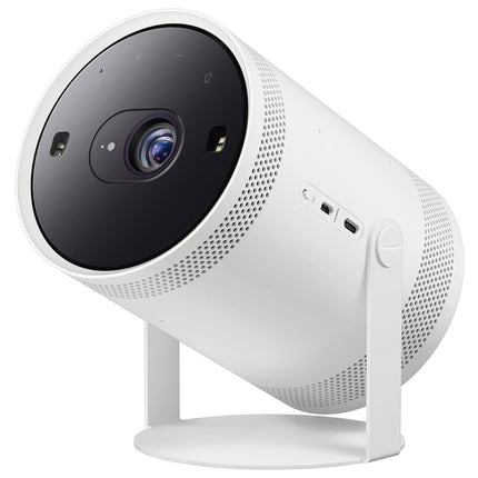 Samsung The Freestyle 2nd Gen Portable Compact Smart LED Projector with FHD Resolution, 100" Maximum Display, 550 LED Lumen, Inbuilt 5w Speaker, Wi-Fi, Bluetooth & HDMI (SP-LFF3CLAXXXL, White)