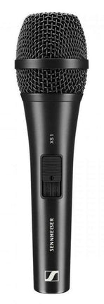 Sennheiser XS1 Dynamic Cardioid Vocal Microphone | Black | On/Off Switch | XLR Output | Includes Mic Clip & Protective Pouch | Ideal for Live Performances, Presentations & Rehearsals