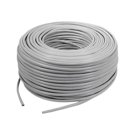 CP Plus Cat6 UTP Cable | 305 Meter Box | Solid Bare Copper Conductor | 23AWG | 550 MHz Bandwidth | High-Speed LAN Networking Cable | Grey [CP-FUT-6TSRH-305]
