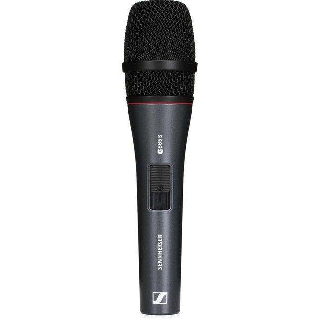 Sennheiser E865S Lead Vocal Condenser Microphone for Vocal Singing, Speech & Pro/Home Recording Studio. Sensitive to every nuances and rugged, ideal for sound reporoduction at home or Live stage