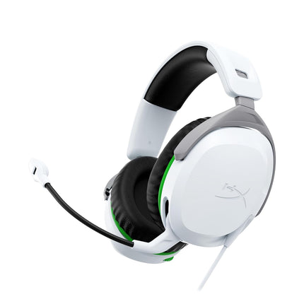HyperX Cloud Stinger 2,Gaming Headset for Xbox,Lightweight Wired Over Ear Headset with mic, Swivel-to-Mute Function, 50mm Drivers, PC Compatible - White (75X28AA)