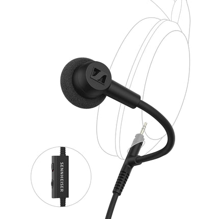Sennheiser HD 500 BAM Lapel Microphone Upgrade for HD 500 Series/HD 620S - Condenser Microphone with Noise Cancellation, Sound for Gaming, Streaming & Podcast - 3.5mm Jack - Black - Unboxify