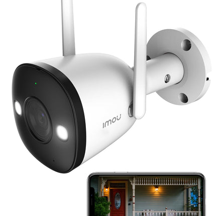 Imou 5MP High Definition Outdoor Security Bullet CCTV Camera, Color Night Vision - Unboxify