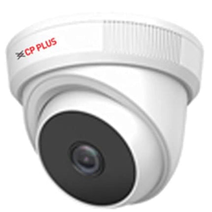 CP PLUS 2.4MP IR Dome Security Camera | 3.6mm Fixed Lens | Max 25/30fps at 2.4MP | DWDR, Day/Night (ICR) | IR Range of 20 Mtrs., Smart IR | Support Built-in Mic - CP-URC-DC24PL2C-V3