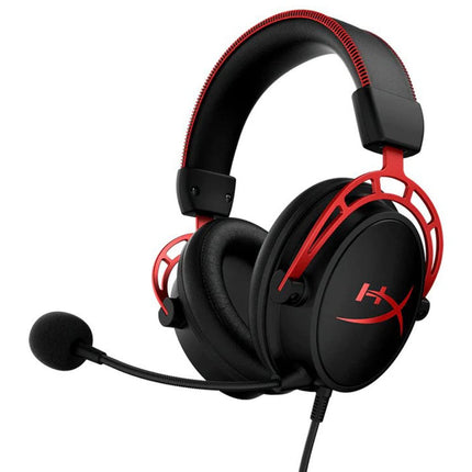 HyperX Cloud Alpha Over Ear Wired Headphones with Mic (Red)