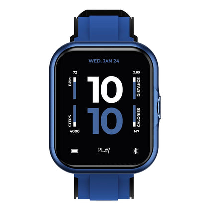 PLAYFIT DIAL3PRO, Full Touch Big 2'' IPS Display, Clear Bluetooth Calling, EBEL Watch Speaker, Multiple Exercise Modes, 24-Hour Heart Rate Monitor, IP68 Water Protection